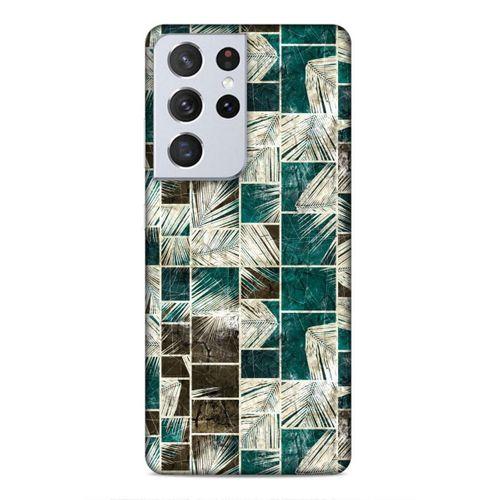 Samsung Galaxy S21 Ultra Uyumlu Kılıf Utopia (25) Antişok Kapak Yeşil