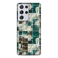 Samsung Galaxy S21 Ultra Uyumlu Kılıf Utopia (25) Antişok Kapak Yeşil
