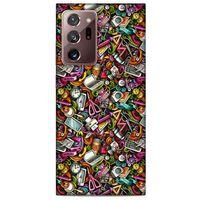 Graffitix (10) Desenli Silikon Kapak Samsung Galaxy Note 20 Ultra Kılıf
