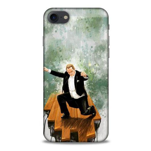 Apple Iphone 8 Kılıf Atatürk (42) Rugged Armor Kılıf Yeşil Tasarım