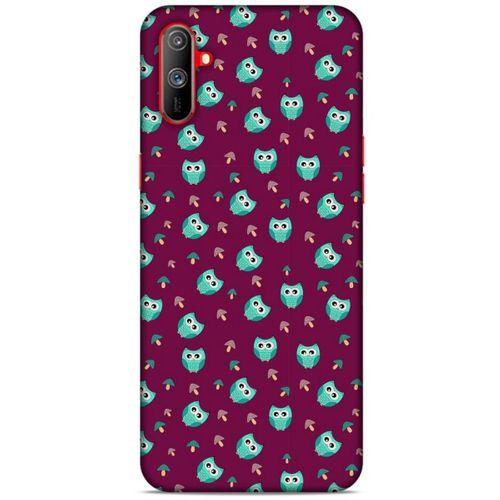 Baykuşlar (8) Desenli Silikon Kapak Telefon Kabı Oppo Realme C3 Kılıf
