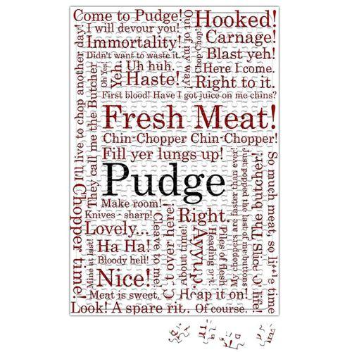 Dota 2 Pudge Typography Pudge Puzzle 240 Parça Yapboz