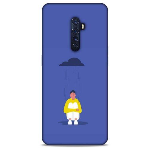 Oppo Reno 2 Kılıf Depresyon (21) Koruyucu Kapak Kahve Gold