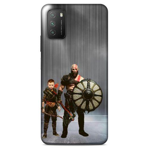 Lopard Xiaomi Poco M3 Uyumlu Kılıf GameX (29) Arka Koruma Kılıfı God War