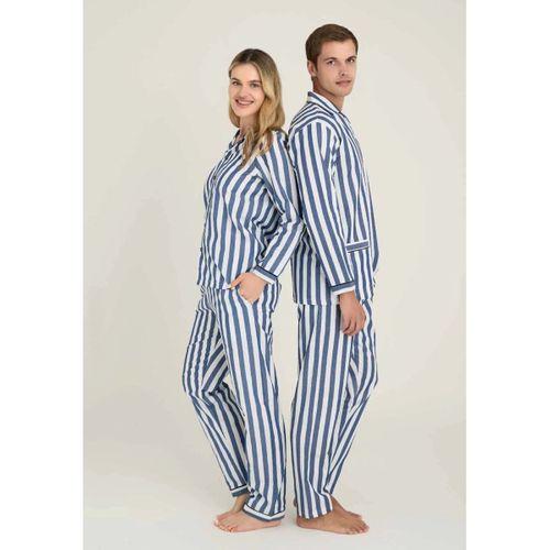 Freshness 4007 Kadın Uzun Kol Çizgili Gaffuriye Pijama Takımı