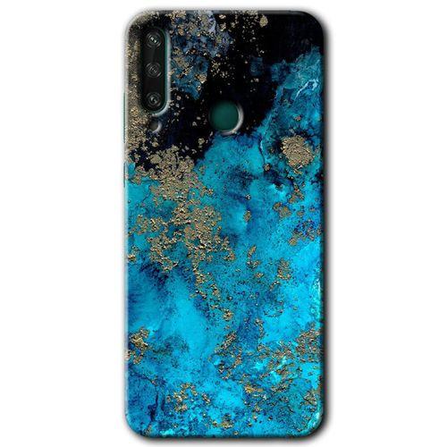 Huawei Y6P Kılıf HD Desen Baskılı Arka Kapak - Klas Mermer