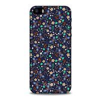 Apple Iphone 5S Kılıf Kelebek Etkisi (8) Baskılı Kılıf Turkuaz Beyaz