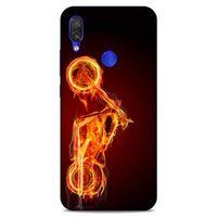 Lopard Xiaomi Redmi Note 7 Pro Uyumlu Kılıf FireX (44) Tough Armor Kılıf Motorsiklet