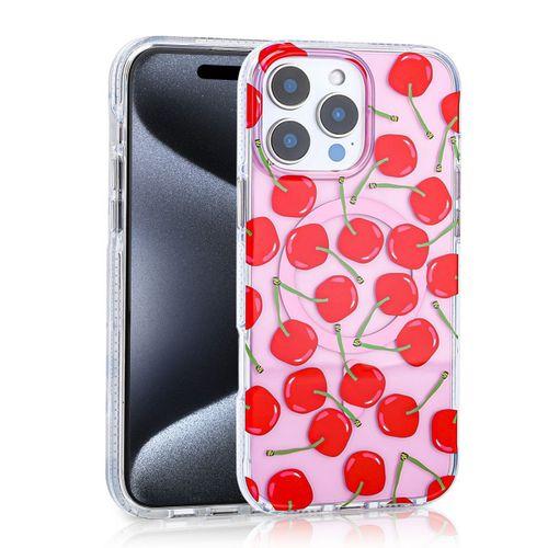 Apple iPhone 15 Pro Max Kılıf M-safe Şarj Özellikli Zore Stilo Kapak