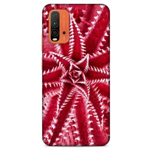 Lopard Xiaomi Redmi Note 9 4g Uyumlu Kılıf Bahar (27) Tasarımlı Kılıf Kırmızı