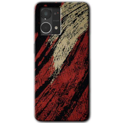 Potkal Hediye Fabrikası Oppo Reno 7 4G Kılıf HD Desen Baskılı Arka Kapak - Kumaş Deseni 6