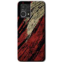 Potkal Hediye Fabrikası Oppo Reno 7 4G Kılıf HD Desen Baskılı Arka Kapak - Kumaş Deseni 6