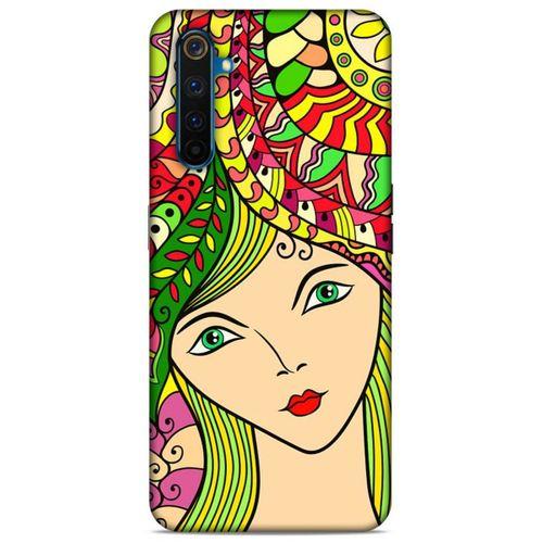 Lopard Oppo Realme 6 Pro Uyumlu Kılıf Sürreal Yüzler ♀ (43) Thin Fit Kılıf Baskılı