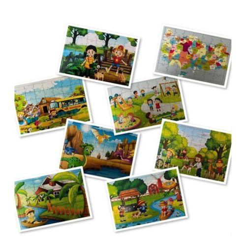 Yıldız Puzzle A4 42 Parça 23X33cm Karışık yap boz - 4 adet