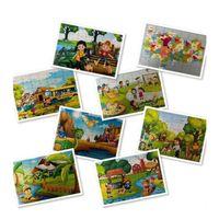 Yıldız Puzzle A4 42 Parça 23X33cm Karışık yap boz - 4 adet