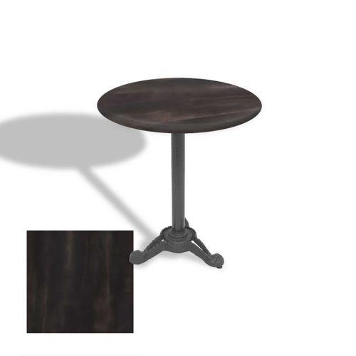 Dockers Çipa Döküm Ayak Yuvarlak Masa Çap 80cm - (Werzalit, Wermodin ve Allzalit Tabla) - Rocked