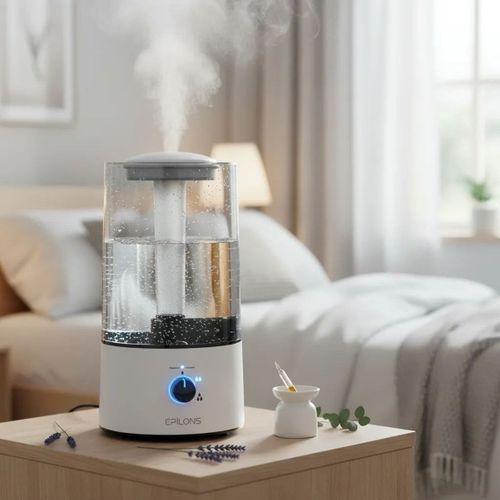 Rbh-04 Ultrasonik Hava Nemlendirici 4 Litre Buhar Makinesi Aroma Difüzörü - Otomatik Kapanma