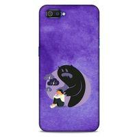 Oppo Realme C2 Kılıf Depresyon (41) Tank Kılıf Koyu Yeşil Pembe