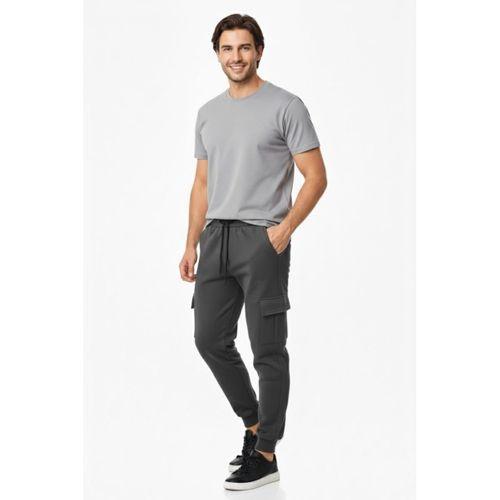 Erkek Kargo Cepli Manşetli Eşofman Altı 091 BGL-ST04783