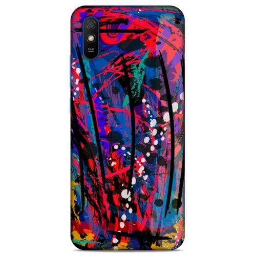 Lopard Xiaomi Redmi 9A Uyumlu Kılıf Soyut Sanat (46) Desenli Core Armor Kılıf