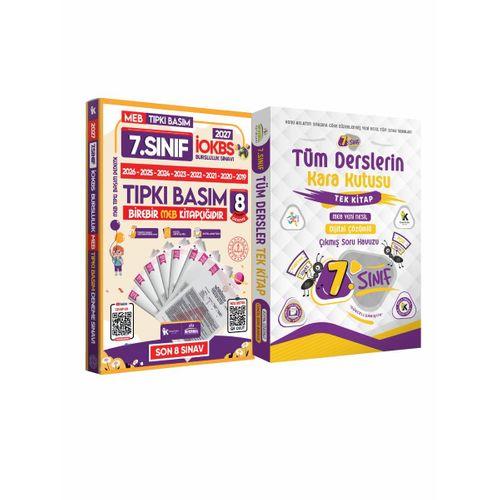 7 Sınıf İOKBS PAKET 8li Tıpkı Basım/Tüm Dersler Tek Kitap Çözümlü Çıkmış Soru Bankası 2li Set