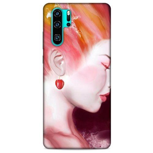 Huawei P30 Pro Uyumlu Kılıf Pembe Delisi (26) Tpu Silikon Kılıf Kiraz