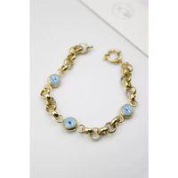 Nazar Boncuk Bileklik - Altın