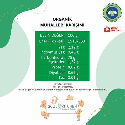 Organik Muhallebi Karışımı 250gr