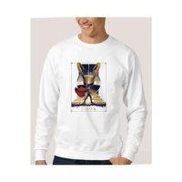Thor Baskılı Beyaz Erkek Sweatshirt