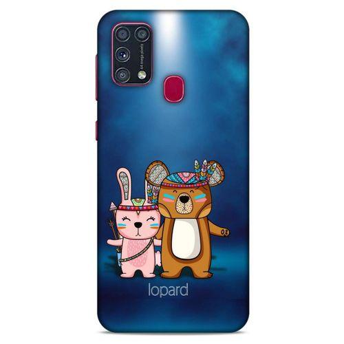 Samsung Galaxy M31 Kılıf FunnyMaX (2) Kabı Lacivert Beyaz