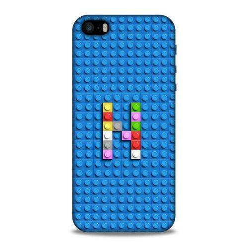 Lopard Apple iPhone SE Uyumlu Kılıf BloX (25) Antişok Kapak N Harfi