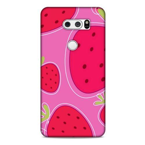 LG K50S Uyumlu Kılıf Pembe Delisi (29) Arka Koruma Kılıfı Çilek