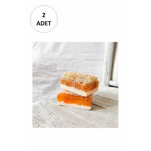 2 Adet Doğal Kabak Lifli Eşek Sütü Sabunu