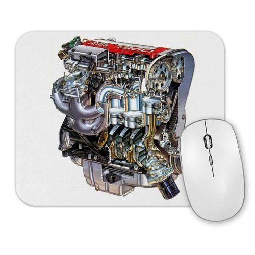 Red Top Opel Engine Mouse Pad