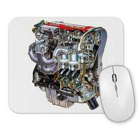 Red Top Opel Engine Mouse Pad