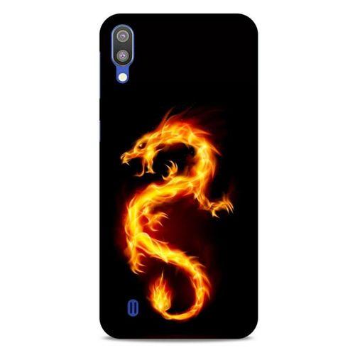 Samsung Galaxy M10 Kılıf Dragons (26) Tpu Silikon Kılıf Tatoo Ateş Ejderhası