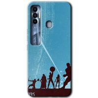 Potkal Hediye Fabrikası Tecno Spark 7 Pro Kılıf HD Desen Baskılı Arka Kapak - Avengers Team