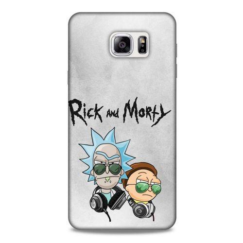 Samsung Galaxy Note 5 Uyumlu Kılıf Rick And Morty (4) Koruma Kılıfı Eye Patch Morty