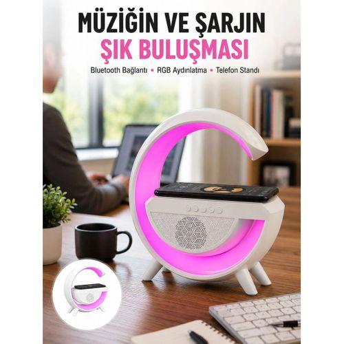 Yeni Nesil Bluetooth Hoparlör Speaker 5 0 Taşınabilir G Şeklinde Powerbankli Yeni Nesil