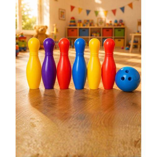 Renkli Bowling Seti Çocuk Aktivite Oyunu Motor Beceri Geliştirici