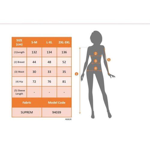 Kadın Askılı Kruvaze Yakalı Uzun Desenli Kemersiz Süprem Elbise