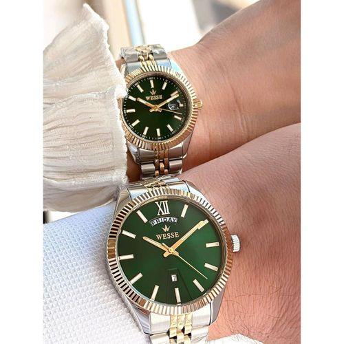 Wesse Çiflere Özel Sevgili Kombini 2 Yıl Garantili 5 Atm Suya Dayanklı Çift Saati Wl2073-C07