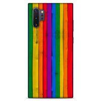 Lopard Samsung Galaxy Note 10 Plus Uyumlu Kılıf Wood'X (24) Darbe Emici Kılıf Desenli