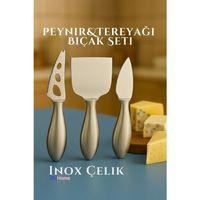 Zhlhome Inox Peynir Bıçağı Seti Tereyağı Bıçağı Kahvaltı Seti Profesyonel Tasarım