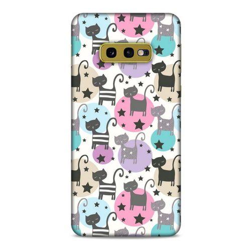 Lopard Samsung Galaxy S10e Uyumlu Kılıf Kediler (9) Kılıf Puantiyeli Kedi
