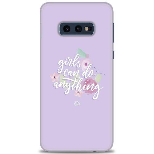 Samsung Galaxy S10E Kılıf HD Baskılı Kılıf - Anything + Tam Ekran Koruyucu