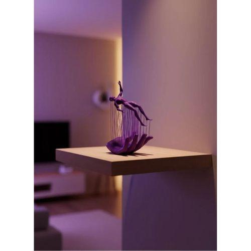 El İnsan Figürü Mor Modern Sanatsal Biblo Soyut Tasarım Salon Ve Ofis Dekoru