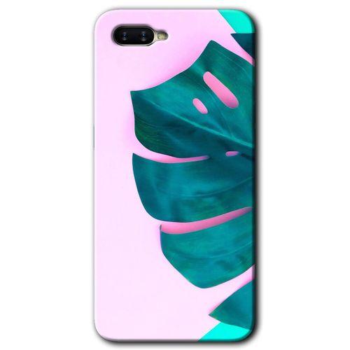 Oppo Rx 17 Neo HD Baskılı Kılıf + 9D Tam Ekran Koruyucu - 3D Yaprak