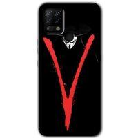 MRCİLETİSİM Tecno Pova Kılıf HD Desen Baskılı Arka Kapak+Temperli Cam - V for