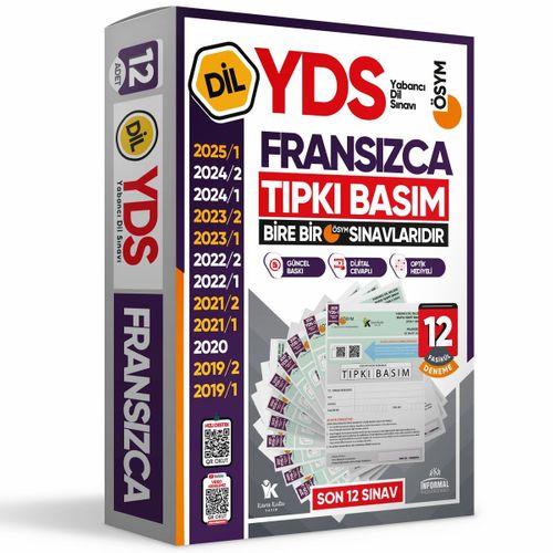 2026 YDS Fransızca ÖSYM Tıpkı Basım Çıkmış Soru Deneme Paketi 12li Fasikül SETİ